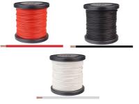 Kupferlitze, 2 x 0,14 mm², 2-adrig, einfarbig, 100 m Spule, verschiedene Farben zur Auswahl